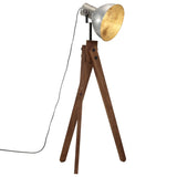 Vidaxl Buedemlamp 25 w e27 45x45x120 cm Vintage Sëlwer faarweg