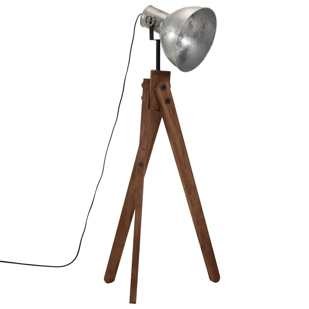 Vidaxx lampadaire 25 w e27 45x45x120 cm vintage argent