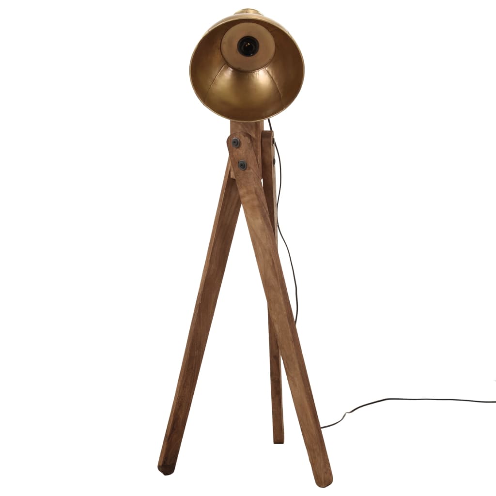 VidaXL lampadaire 25 w e27 45x45x120 cm couleur laiton antique