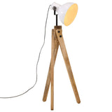 Vidaxl Buedemlamp 25 w e27 45x45x120 cm wäiss