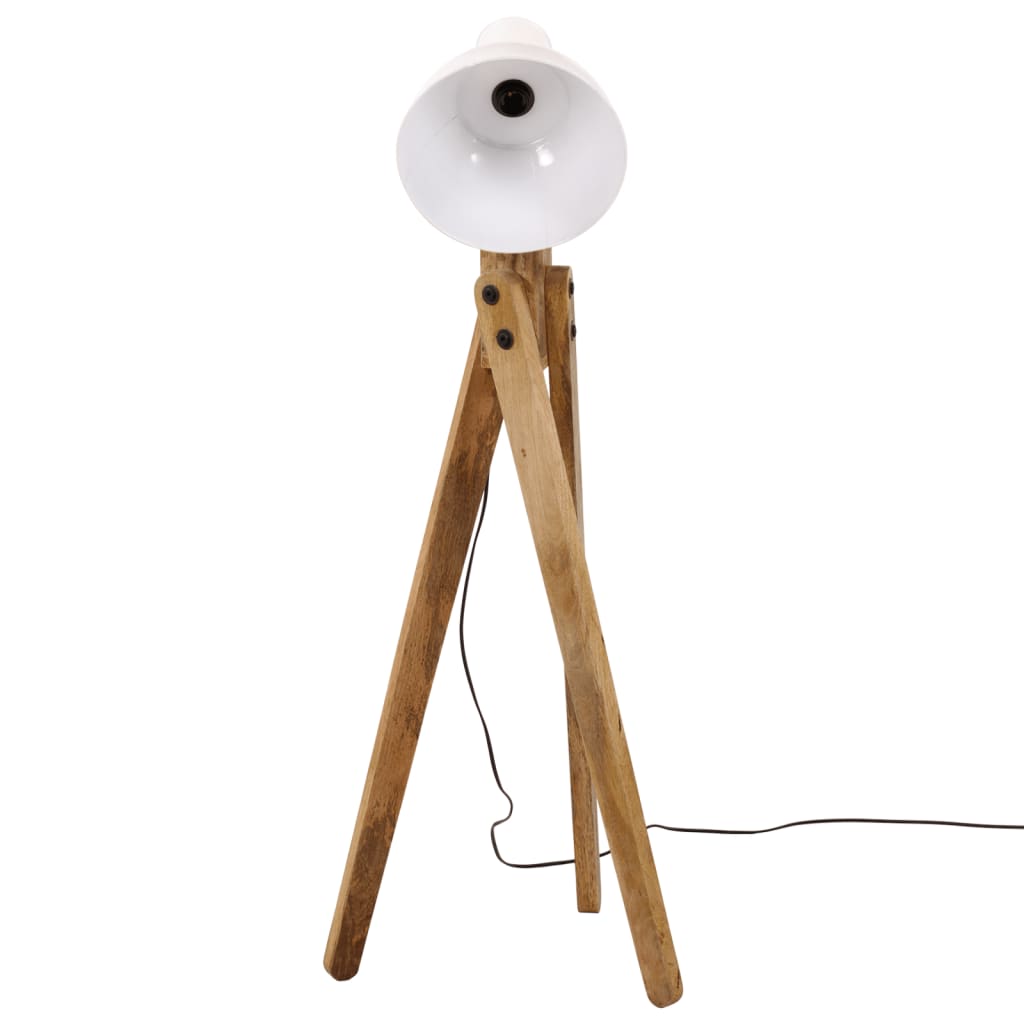 Lampa podłogowa vidaxl 25 W e27 45x45x120 cm biała