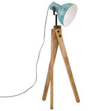VidaXL lampadaire 25 w e27 45x45x120 cm bleu patiné