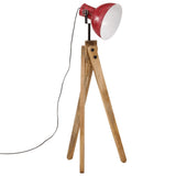 Vidaxxl lampadaire 25 w e27 45x45x120 cm rouge patiné