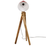 Vidaxxl lampadaire 25 w e27 45x45x120 cm rouge patiné
