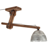 Vidaxx plafonnier 25 w e27 105x30x65-108 cm argent vintage