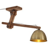 Vidaxl ceiling lamp 25 W E27 105x30x65-108 cm Antique brass colored