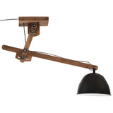 Vidaxx plafonnier 25 w e27 105x30x65-108 cm noir