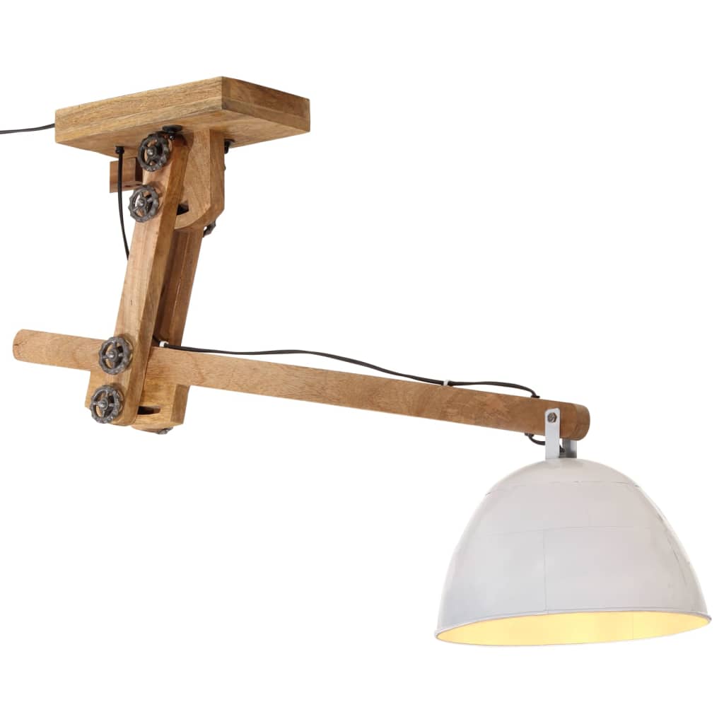 Vidaxl stropní lampa 25 W E27 105X30X65-108 cm bílá