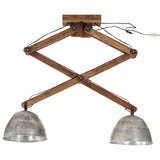 Vidaxx plafonnier 25 w e27 29x18x85 cm argent vintage