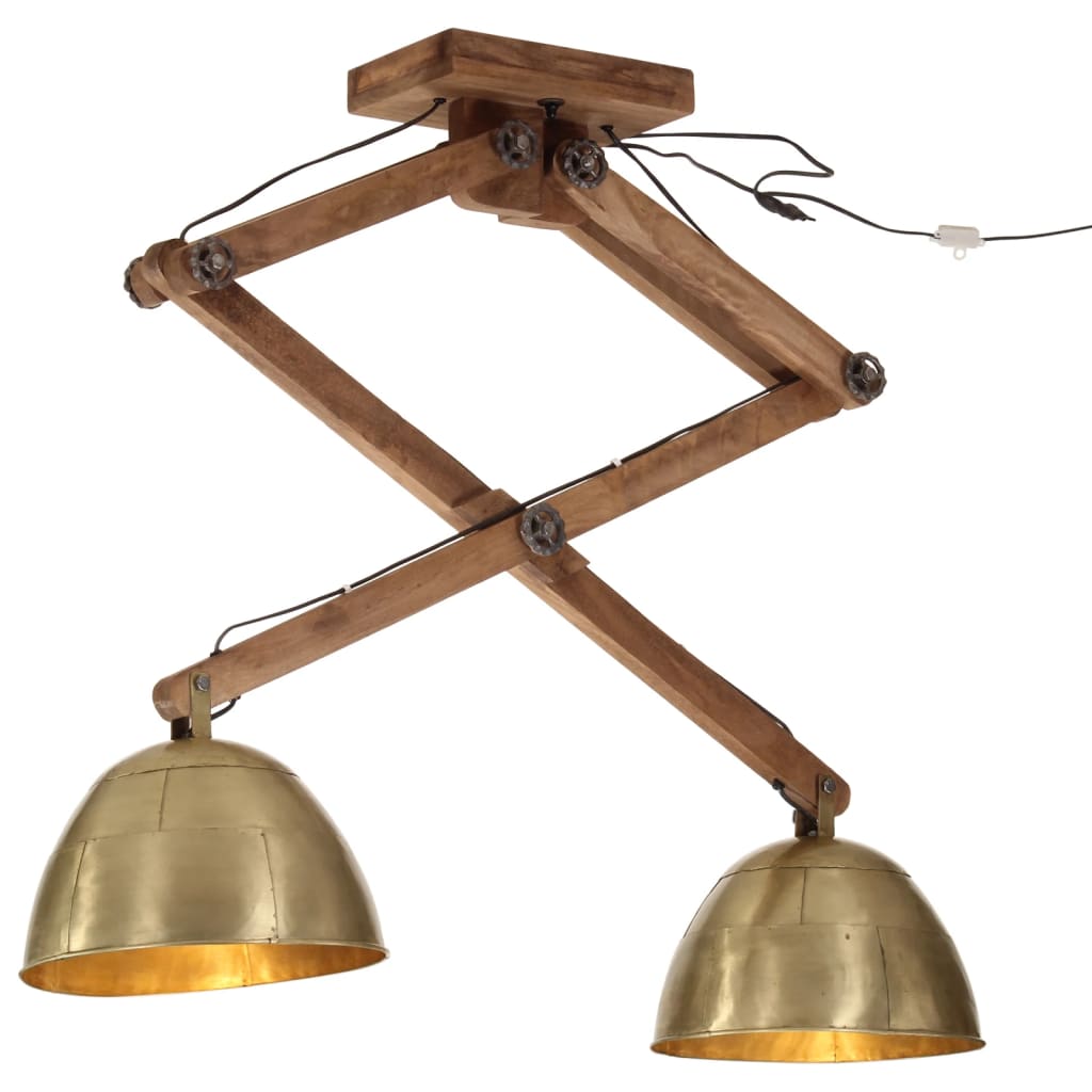 Vidaxx plafonnier 25 w e27 29x18x85 cm couleur laiton antique