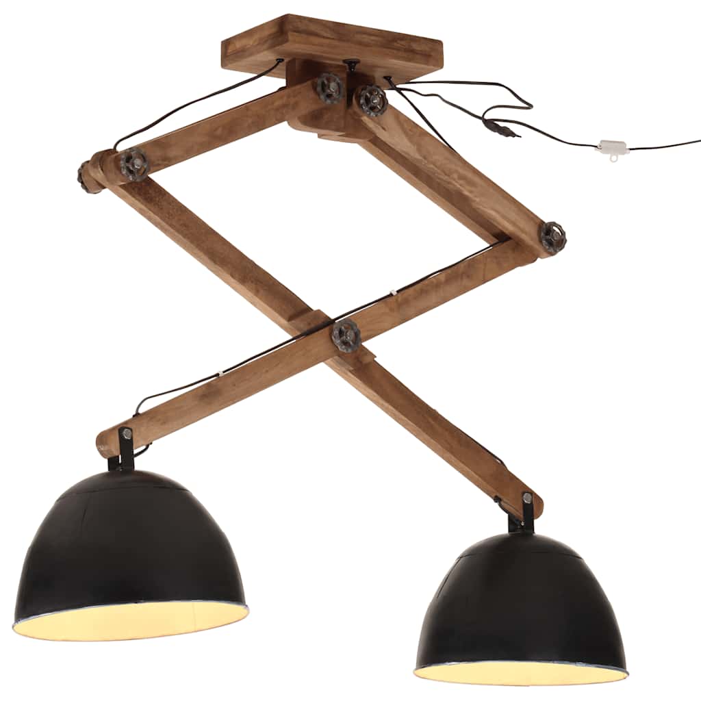 Vidaxx plafonnier 25 w e27 29x18x85 cm noir