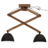 Vidaxx plafonnier 25 w e27 29x18x85 cm noir