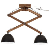 Vidaxl stropní lampa 25 W E27 29x18x85 cm černá