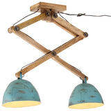 Vidaxx plafonnier 25 w e27 29x18x85 cm bleu patiné