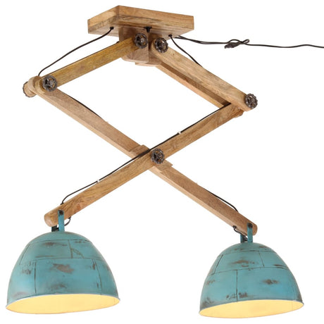Vidaxx plafonnier 25 w e27 29x18x85 cm bleu patiné