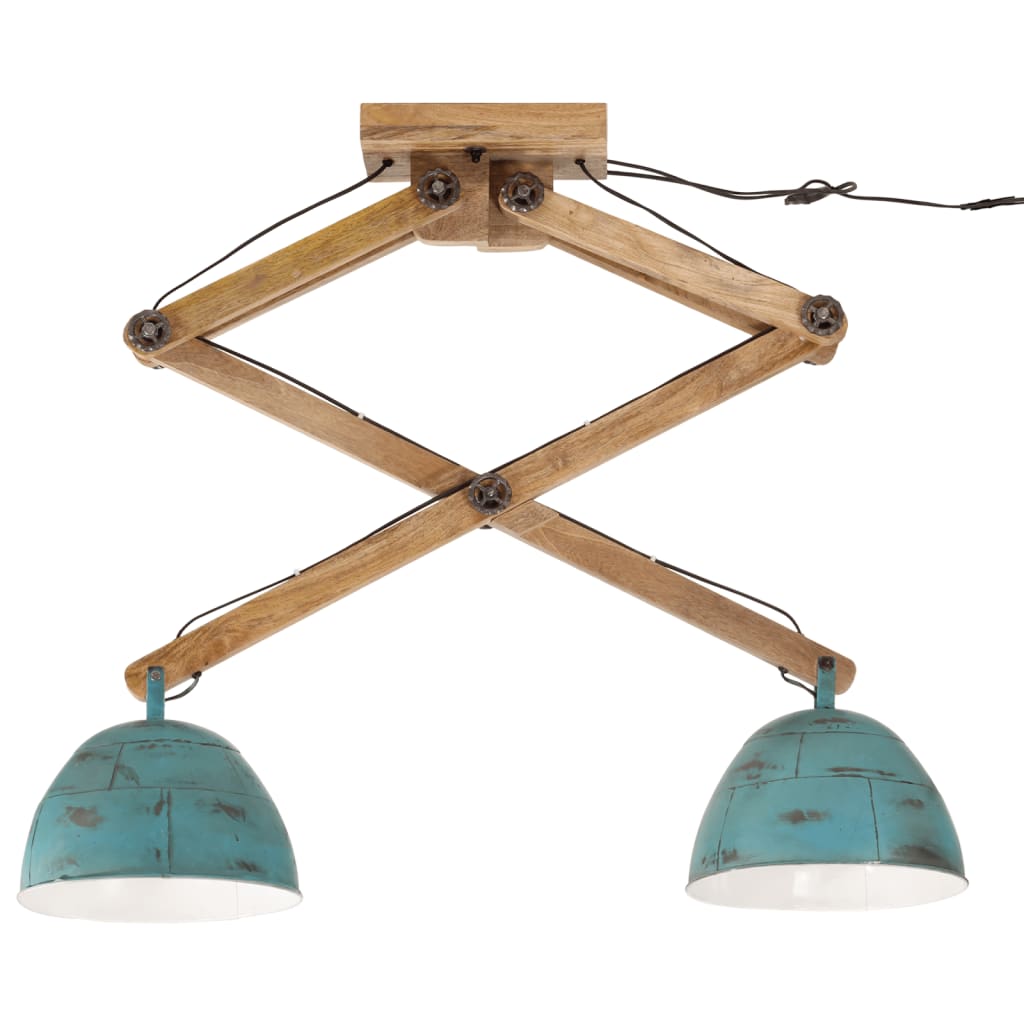 VidaXL Ceiling lamp 25 W E27 29x18x85 cm weathered blue