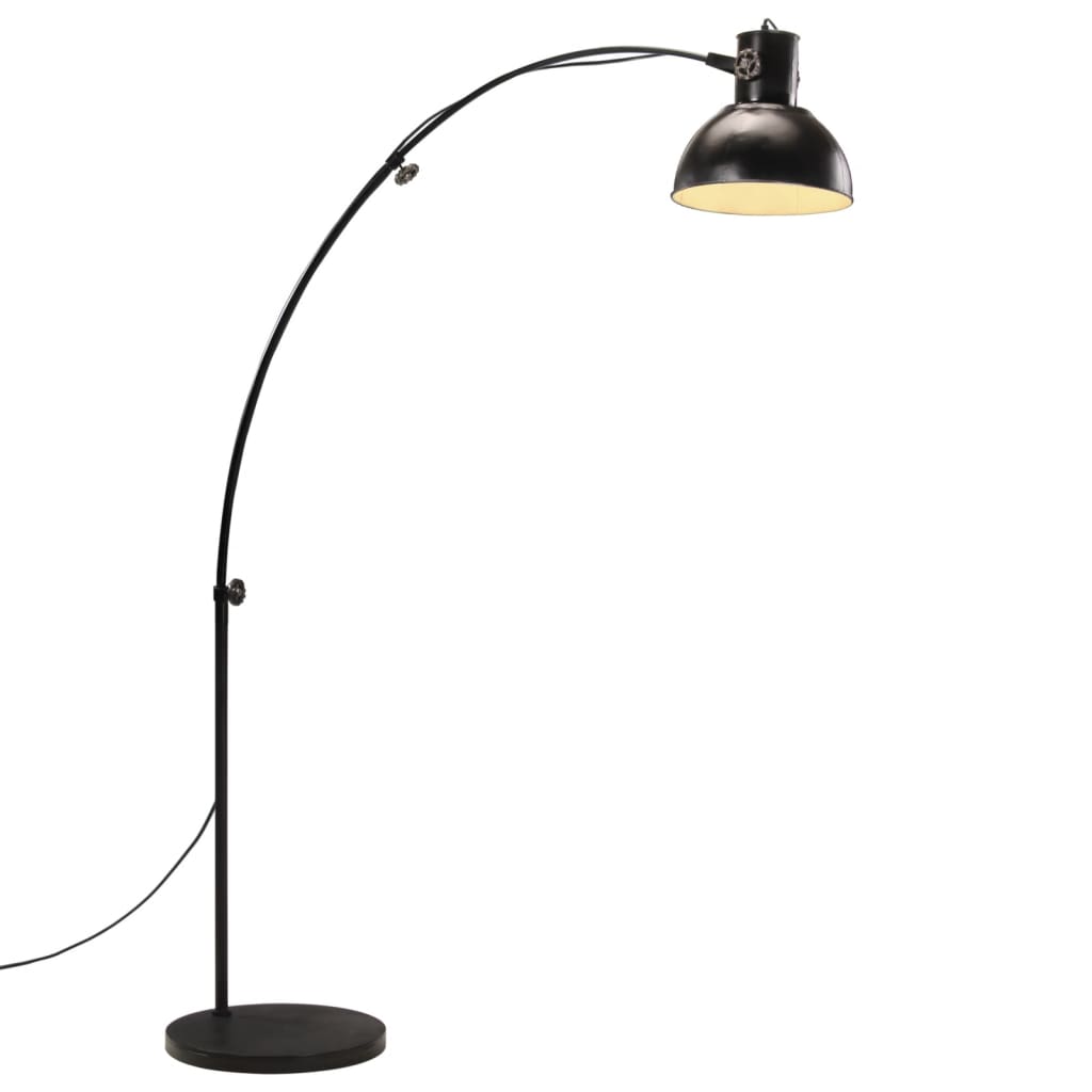 Vidaxl Lampada da pavimento 25 W E27 150 cm nero