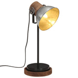 Vidaxx lampe de bureau 25 w e27 17x17x50 cm argent vintage