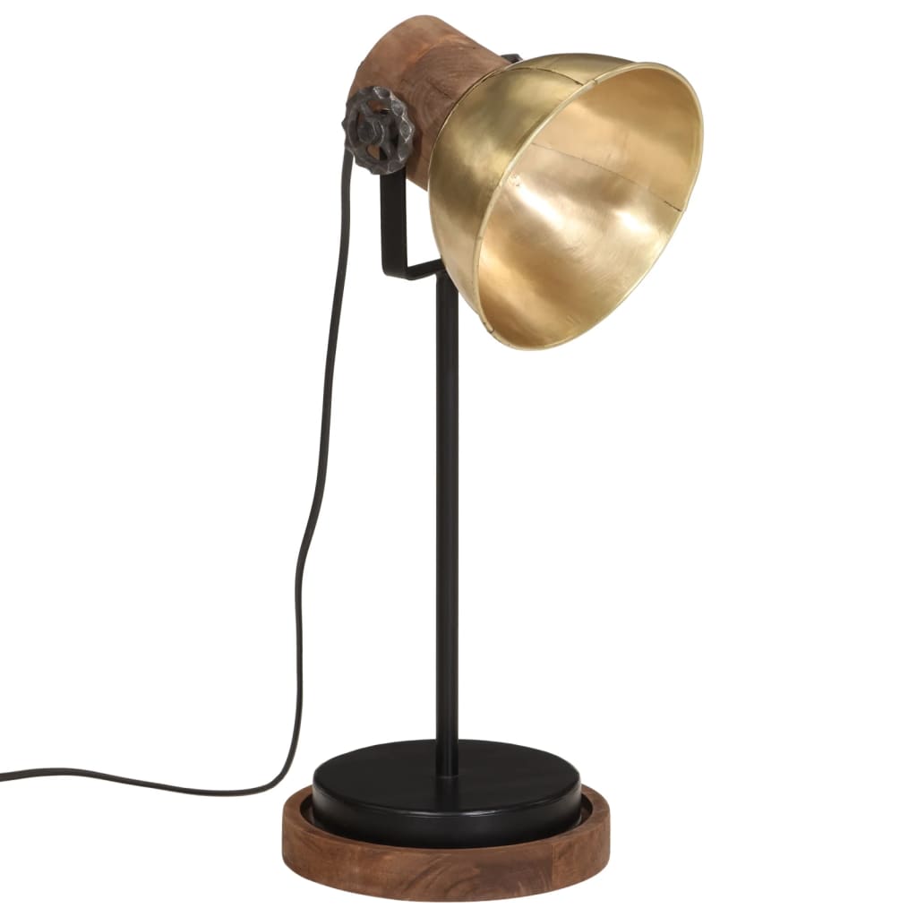 Vidaxl Desk Lamp 25 W E27 17x17x50 cm Brass Colorato