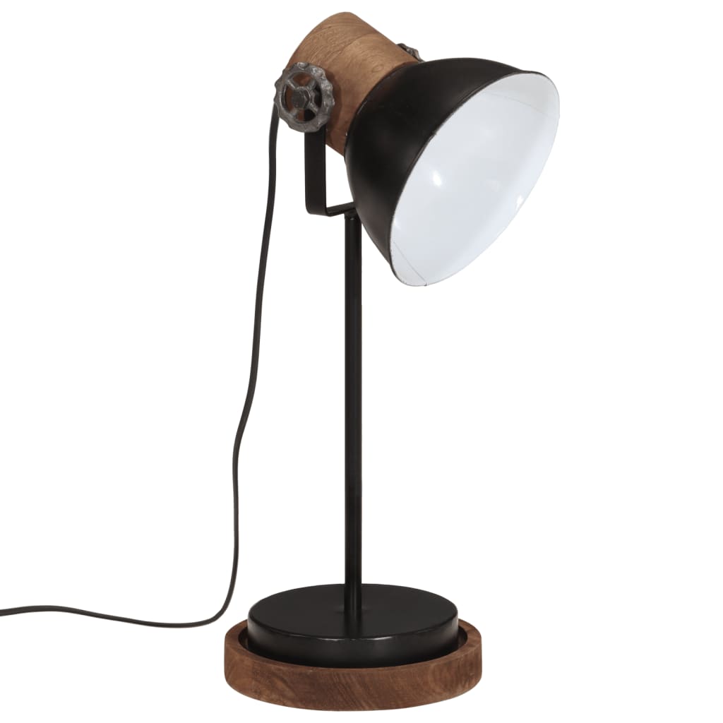 Lampe de bureau Vidaxl 25 W e27 17x17x50 cm noir