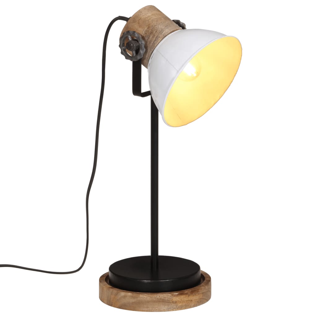 Vidaxx lampe de bureau 25 w e27 17x17x50 cm blanc