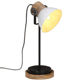 Vidaxl Desk Lamp 25 W E27 17x17x50 cm vit