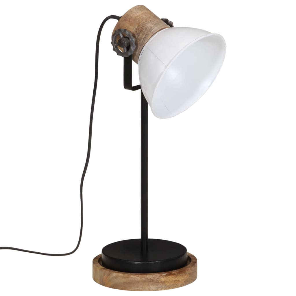 Vidaxx lampe de bureau 25 w e27 17x17x50 cm blanc