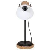 Lampe de bureau Vidaxl 25 W e27 17x17x50 cm blanc