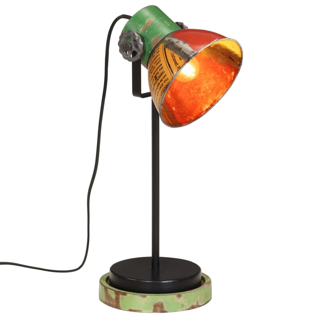 VidaXL Lampe de bureau 25 W E27 17x17x50 cm multicolore