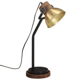 Vidaxx lampe de bureau 25 w e27 18x18x60 cm couleur laiton antique