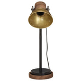 Vidaxx lampe de bureau 25 w e27 18x18x60 cm couleur laiton antique