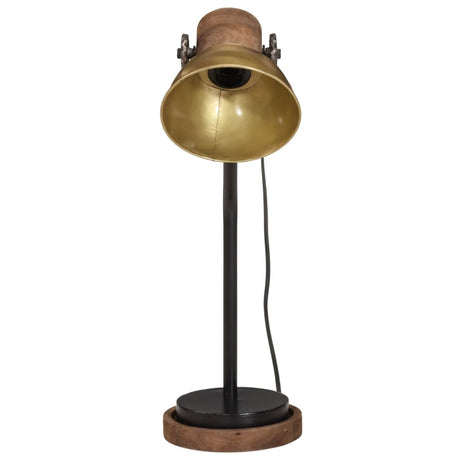 Vidaxx lampe de bureau 25 w e27 18x18x60 cm couleur laiton antique