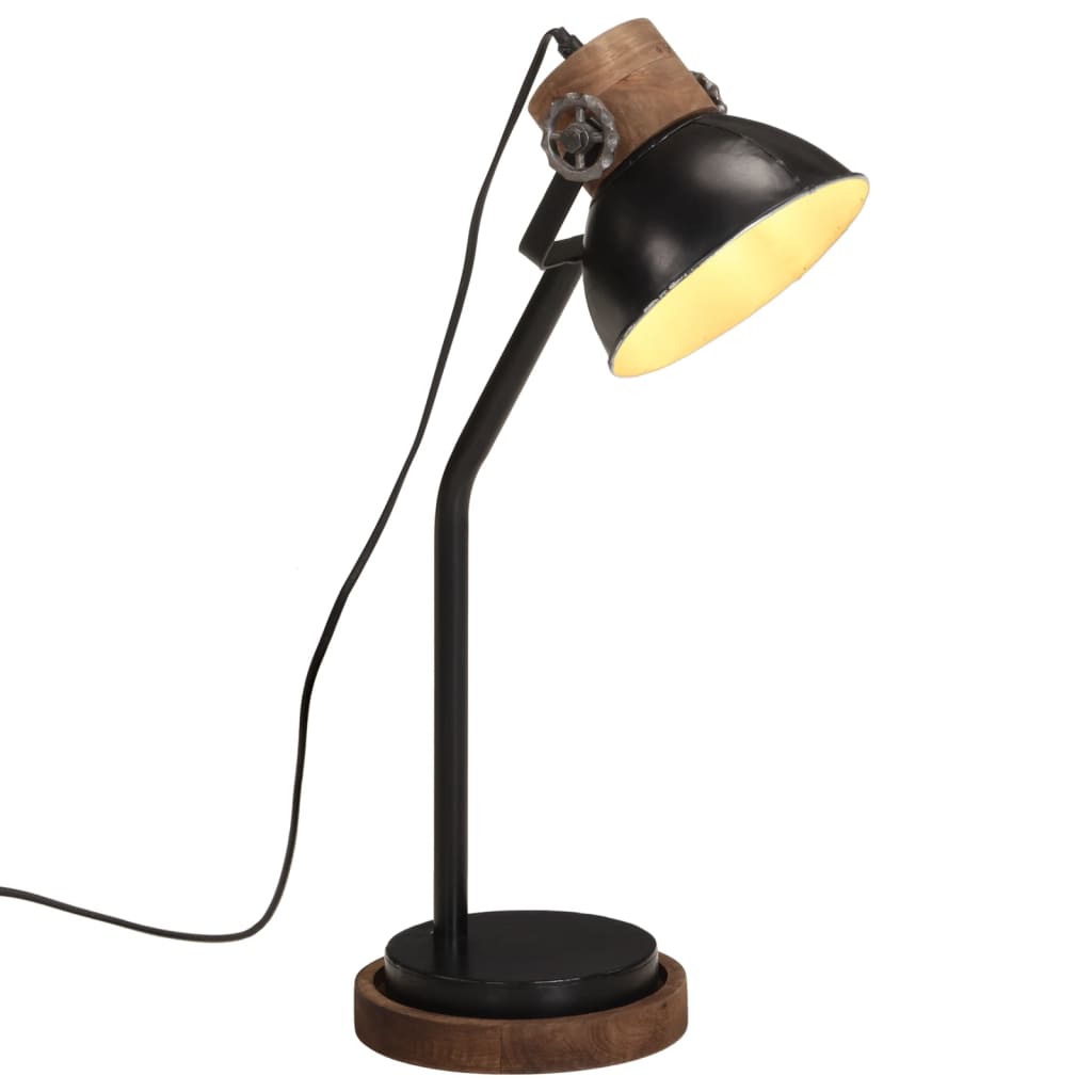 Vidaxl Desk Lamp 25 W E27 18x18x6 cm Schwaarz