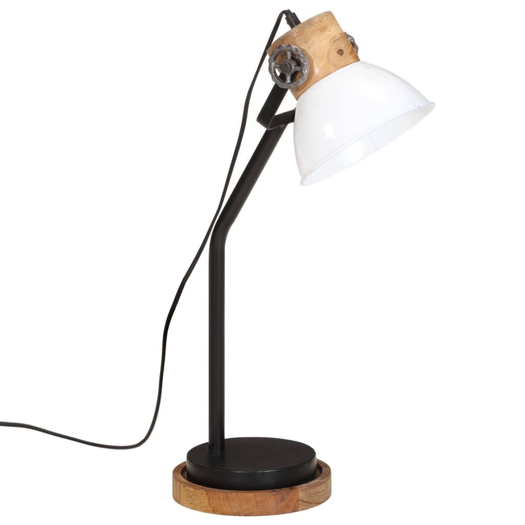 Vidaxx lampe de bureau 25 w e27 18x18x60 cm blanc