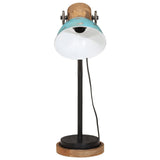 Vidaxx lampe de bureau 25 w e27 18x18x60 cm bleu patiné