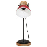 Vidaxx lampe de bureau 25 w e27 18x18x60 cm rouge patiné