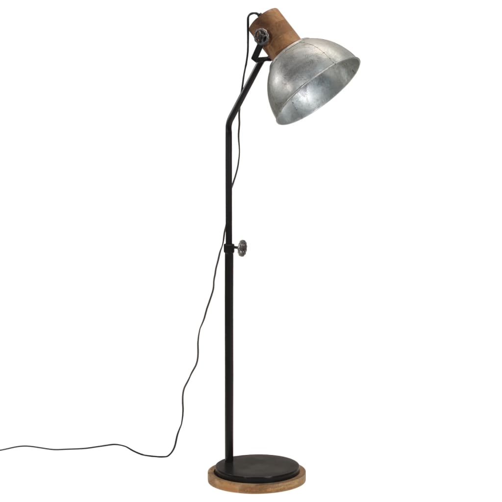 Lampadaire Vidaxl 25 W E27 30x30x100-150 cm Couleurs en argent vintage