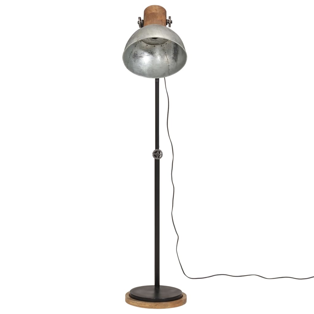 Lampadaire Vidaxl 25 W E27 30x30x100-150 cm Couleurs en argent vintage