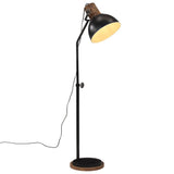 Vidaxl Floor Lamp 25 W E27 30x30x100-150 cm sort