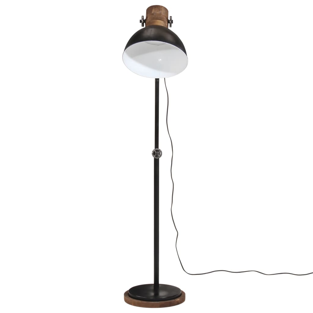 Lampa podłogowa vidaxl 25 W e27 30x30x100-150 cm czarny