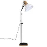 VidaXL lampadaire 25 w e27 30x30x100-150 cm blanc
