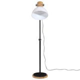 VidaXL lampadaire 25 w e27 30x30x100-150 cm blanc