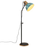 VidaXL lampadaire 25 w e27 30x30x100-150 cm bleu patiné