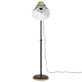 VidaXL lampadaire 25 w e27 30x30x100-150 cm bleu patiné