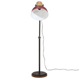 Vidaxl Floor Lamp 25 W E27 30x30x100-150 cm forvitret rød