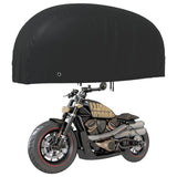 Coperchio del motore Vidaxl 220x95x110 cm 210d Oxford nero