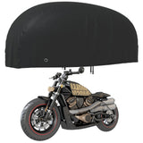 Vidaxxl housse de moto 245x105x125 cm 210d oxford noir