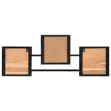 Vidaxx portemanteau mural 90x1x35 cm bois d'acacia massif et fer