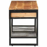 Banc à chaussures Vidaxx 110x35x45 cm bois d'acacia massif et fer