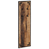VidaXL porte-manteau 35x8x110 cm bois de manguier massif brut